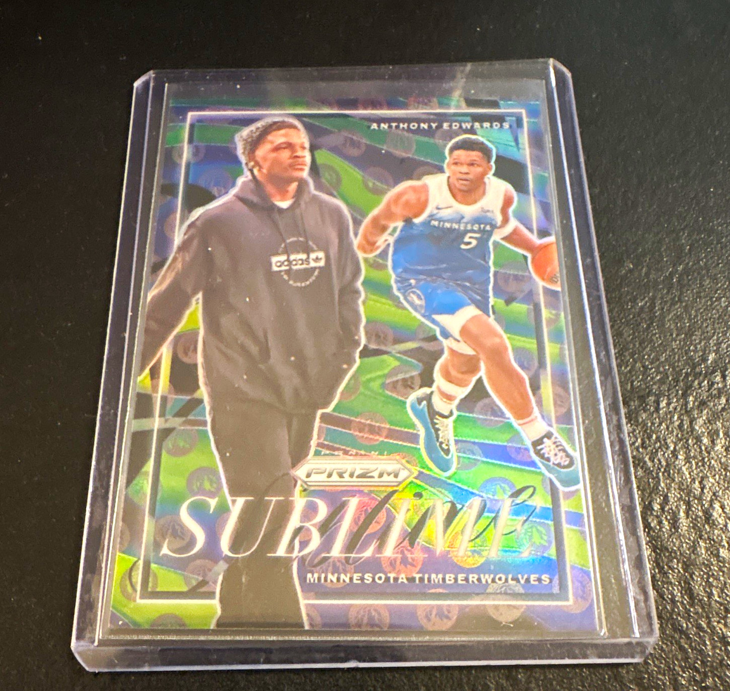 Panini 2024-25 Prizm Basketball Anthony Edwards Timberwolves Sublime Insert #21