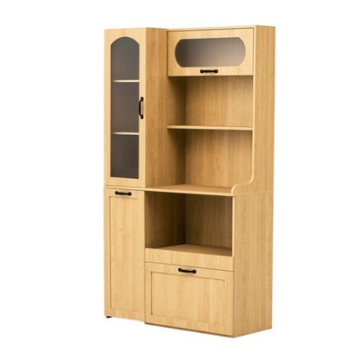 Küchenschrank mit Schubladen Hochschrank Highboard Küchenbuffet Mehrzweckschrank