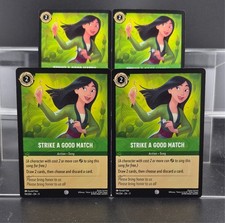 Disney Lorcana Strike A Good Match 94/204 Winterspell Common 4 Cards