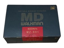 Sony Portable MD Recorder MZ-R91 Red Walkman Unused item From Japan