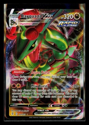 Rayquaza VMAX Holo Ultra Rare SWSH07: Evolving Skies 111/203 NM
