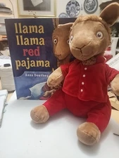 Llama Llama Red Pajama Set  Plush Kohl's Cares 10" Llama &  Hardcover Book Good 
