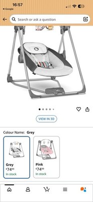 LIONELO Otto Babywippe, Babyschaukel, Klänge & Spielbogen, USB Betrieb % Timer