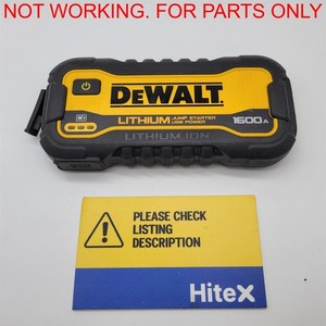 DeWalt DXAELJ16 1600 Peak Amp Jump Starter Battery Booster -NOT WORKING-