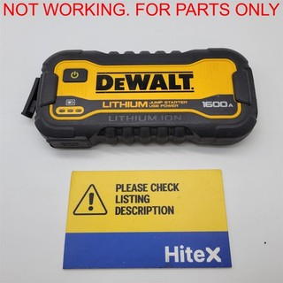 DeWalt DXAELJ16 1600 Peak Amp Jump Starter Battery Booster NOT WORKING