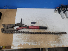 Wheeler Rex 4906 Ratchet Soil Pipe Cutter 36"Chain Needs New Drive Screw Cap