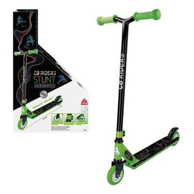 Scooter CB Riders Colorbaby 54065 Schwarz/Grün [61 x 37 x 80 cm]