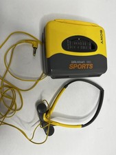 Sony Walkman Sports AVLS WM-SXF10 Radio Works Tape Garbled Play Parts Only