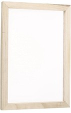 Sourcing Map Silk Screen Printing Frame 15.7x11.8” Wood with 160 White Mesh