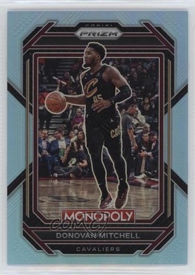 2022-23 Panini Prizm Monopoly Light Blue 132/199 Donovan Mitchell #18 14ma