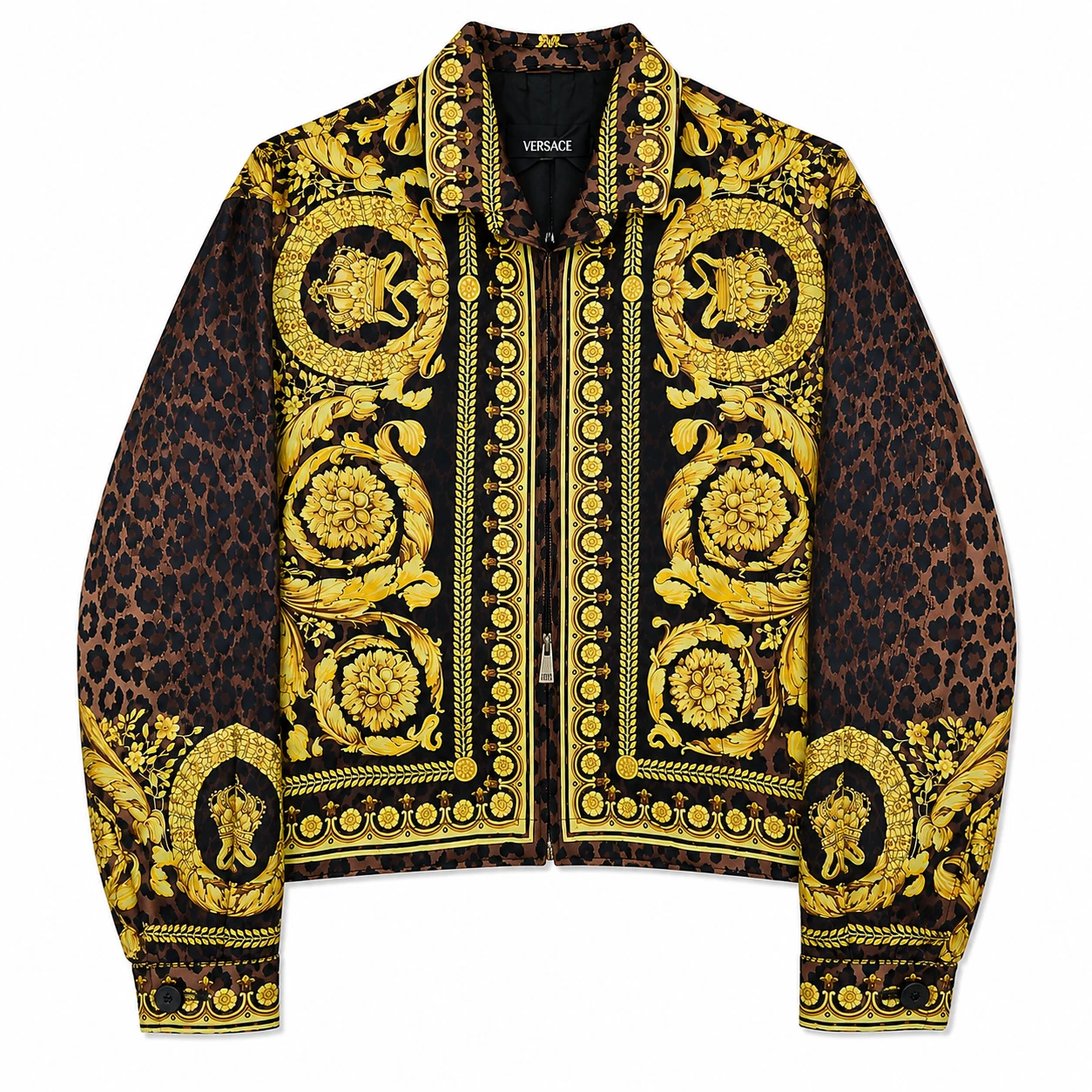 Versace Wild Baroc Print Blouson Jacket — Men's IT 48 (US 38) | New With Tags image 1