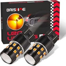 Super Bright 7443 7440 992 T20 7444NA LED Bulbs Amber Yellow 9-30V Pack of 2