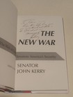 John Kerry Signed 'The New War' Uncommon Lengthy Inscription President Candidate — photo 2