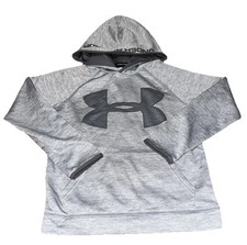 Under Armour Storm 1 Grey Pullover Hooded Sweater Size Youth Medium