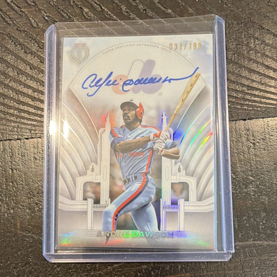 Topps 2026 Tribute Andre Dawson Crest Calligraphy Auto #TCC-AD /199 Expos