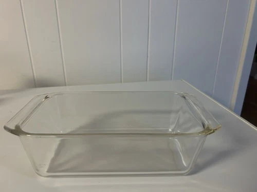 Vintage PYREX Clear #215-B Loaf/Bread Pan/Dish 9x5x3 Clear Baking Dish