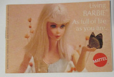 BARBIE... VINTAGE 1969 LIVING BARBIE, FRIENDS FASHION BOOKLET, EXCELLENT