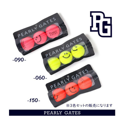 PEARLY GATES GROSS! LÄCHELN! Matte Neon Color Golfbälle 3 Farben/3 Hüllen...