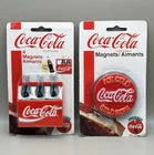Vintage 90s Coca-Cola Fridge Magnet Set of 2 “Ice Cold Sold Here” + 3-Pack NEW