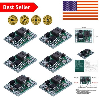 Miniature MP1584EN Buck Converter Module - High Efficiency 24V to 3V Pack of 6
