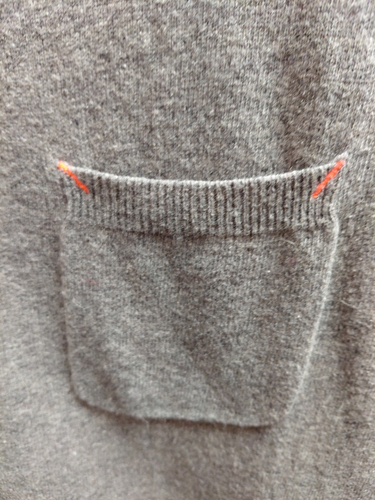 WALLACE Knit Pullover Sweater Gray Button Shoulde… - image 2