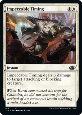 Impeccable Timing 195 Common Jumpstart 2022 Magic: The Gathering Near Mint