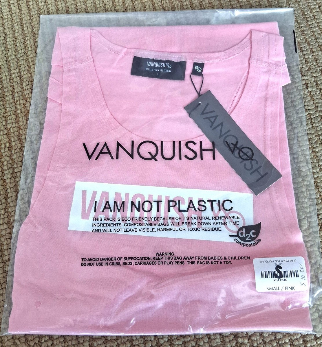 VANQUISH Fitness 'VQ Box Logo' Muscle Tank Top / Stringer Stretch VANQUISH Fitness 'VQ Box Logo' Muscle Tank Top / Stringer Stretch