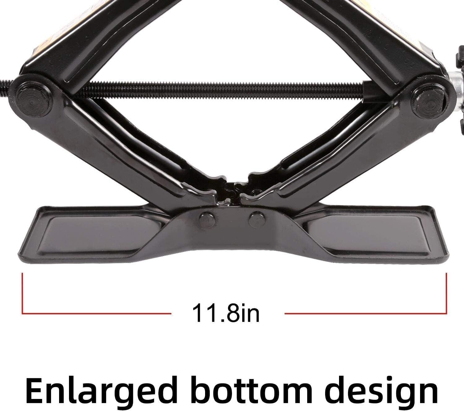 Gato De Tijera De Acero Para Coche Para Reparacion De Autos 1.8 Ton Portátil NEW