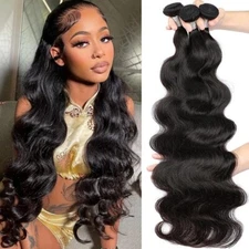 Body Wave Bundles Brazilian Hair Weave Bundles 1/3/4 PC Natural Color 100%Virgin