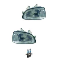Scheinwerfer Frontscheinwerfer Set Halogen H4 FüR Renault Clio I Inkl. Lampen