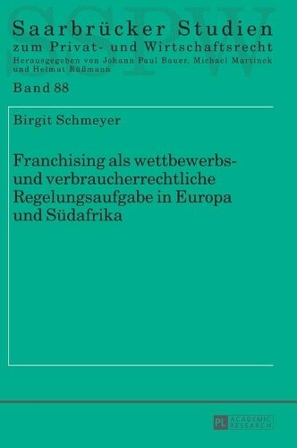 Thumbnail - Birgit Schmeyer Franchising Als Wettbewerbs- Und Verbraucher
