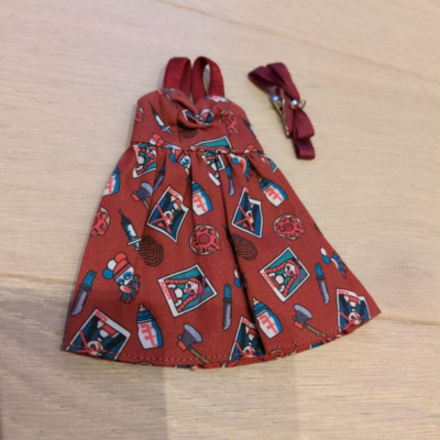 Odani Miyuki be my baby! Cherry Psychopath Abby Red Dress Outfit