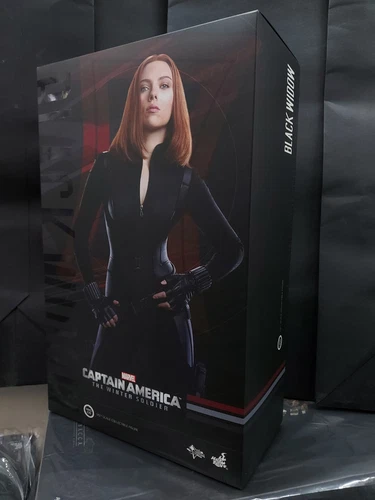 Hot Toys MMS239 CAPITÁN AMÉRICA EL SOLDADO DE INVIERNO VIUDA NEGRA 12" FIGURA DE ACCIÓN