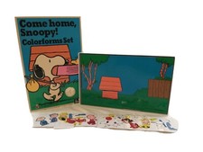 Come Home SNOOPY Peanuts Colorforms Sticker Charlie Brown 2017 Repro '72 VTG