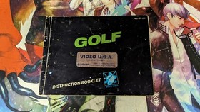 Golf (Nintendo, 1985) Nes Nintendo Entertainment System W/ Manual Tested Works
