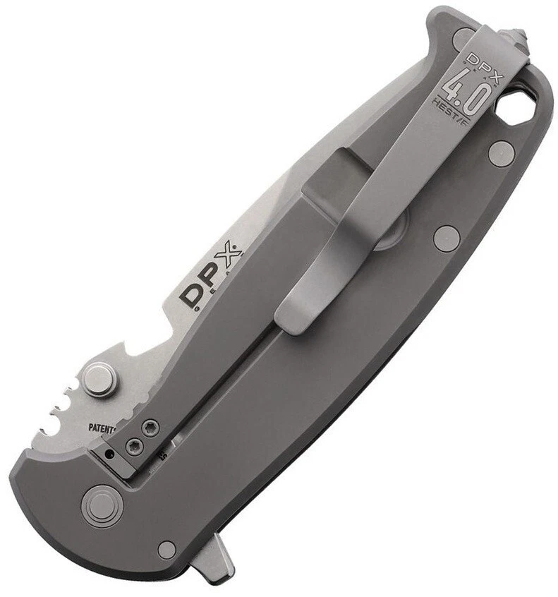 Cuchillo Plegable DPx Gear HEST 4.0 3" Hoja de Acero MagnaCut Gris Mango de Titanio Foto 3 de 3