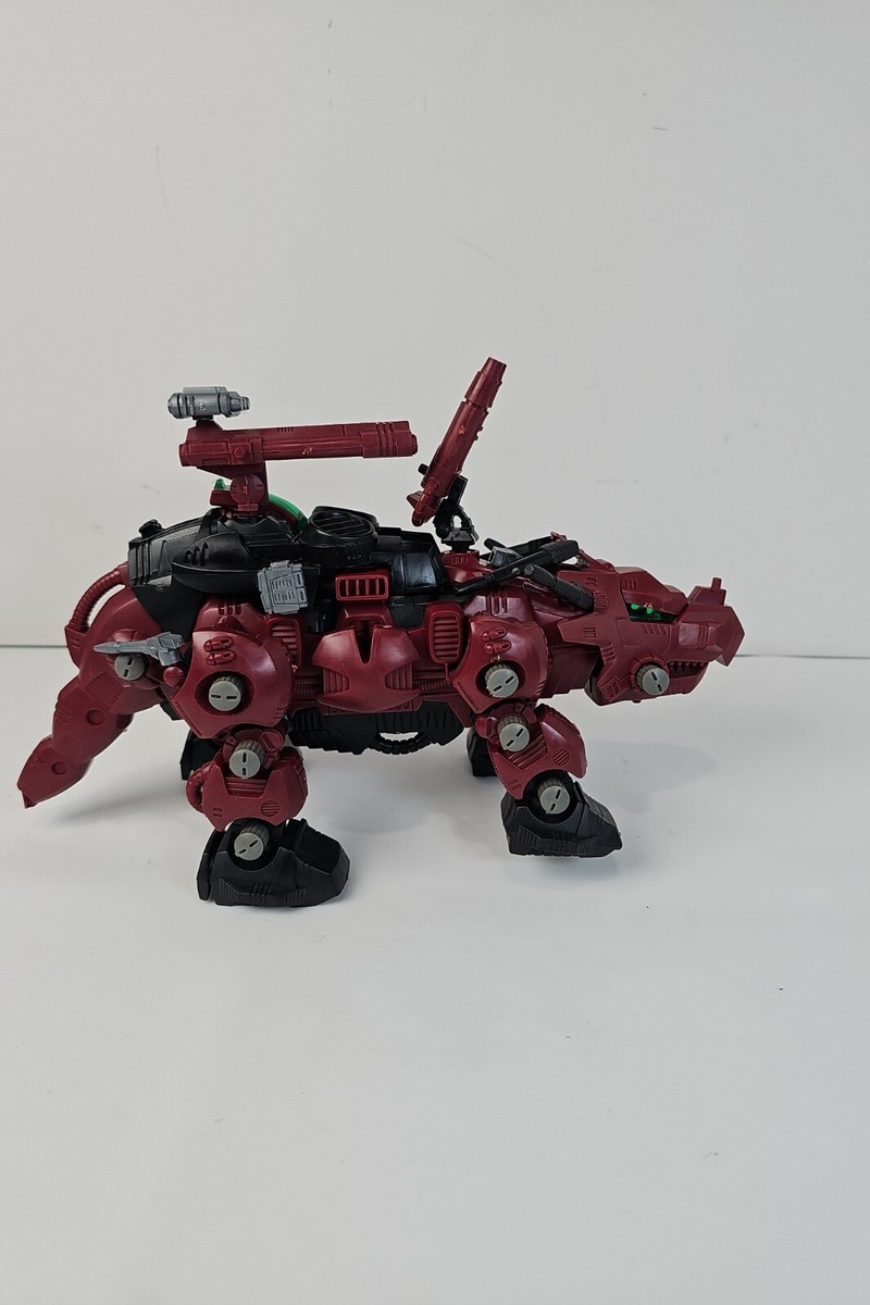 Zoids Motorized Dinosaur Robot Red Horn Triceratops Tomi