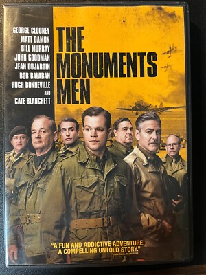 The Monuments Men (DVD, 2014) George Clooney Matt Damon Bill Murray John Goodman