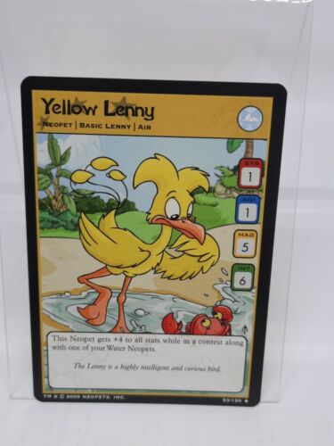 Yellow Lenny Curse Of Maraqua Neopets 2005 Uncommon - Picture 1 of 1