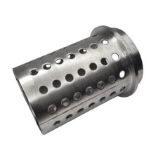 4"x 7" Perforated Stainless Steel Casting Flask Vacuum Casting Without Cross Bar