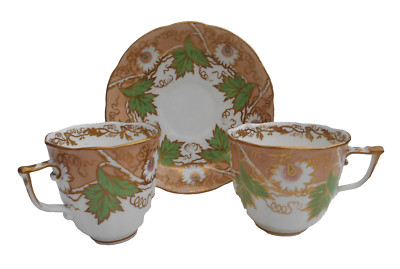 Samuel Alcock Bone China Tasse Untertasse True Trio No 2