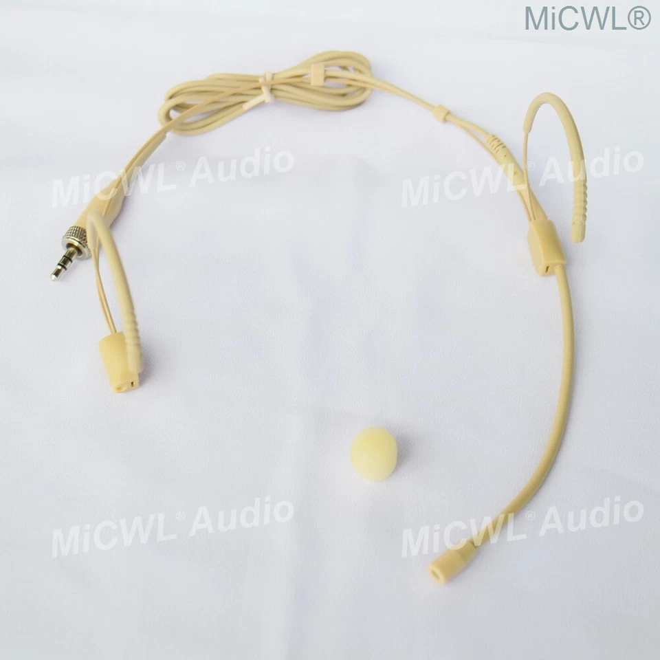Headband Hook Wearing Microphone for Sennheiser G2 G3 G4 Wireless BeltPack 3.5mm - Image 3 of 4