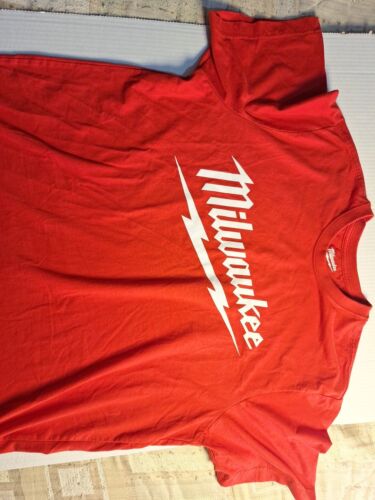Milwaukee Tools T-Shirt XL Red Gildan - Picture 3 of 9