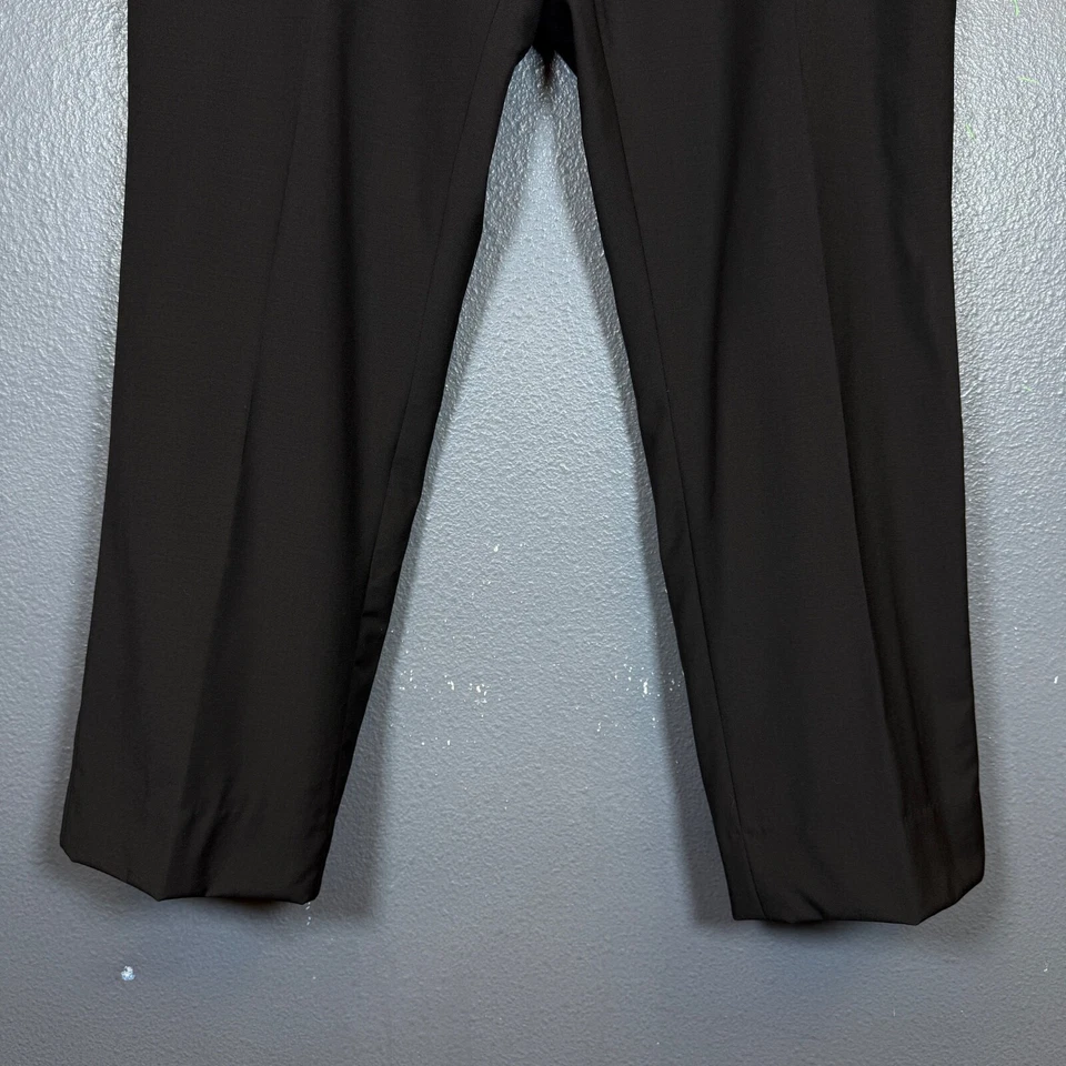 Burberry London eu50 (36 x 30) мужской черный костюм брюки повседневный панталон 100% шерсти - Изображение 3 из 4