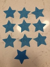 Taylor Swift Official Merch 10 Pieces 1989 TV Stars Eras Light Blue Confetti