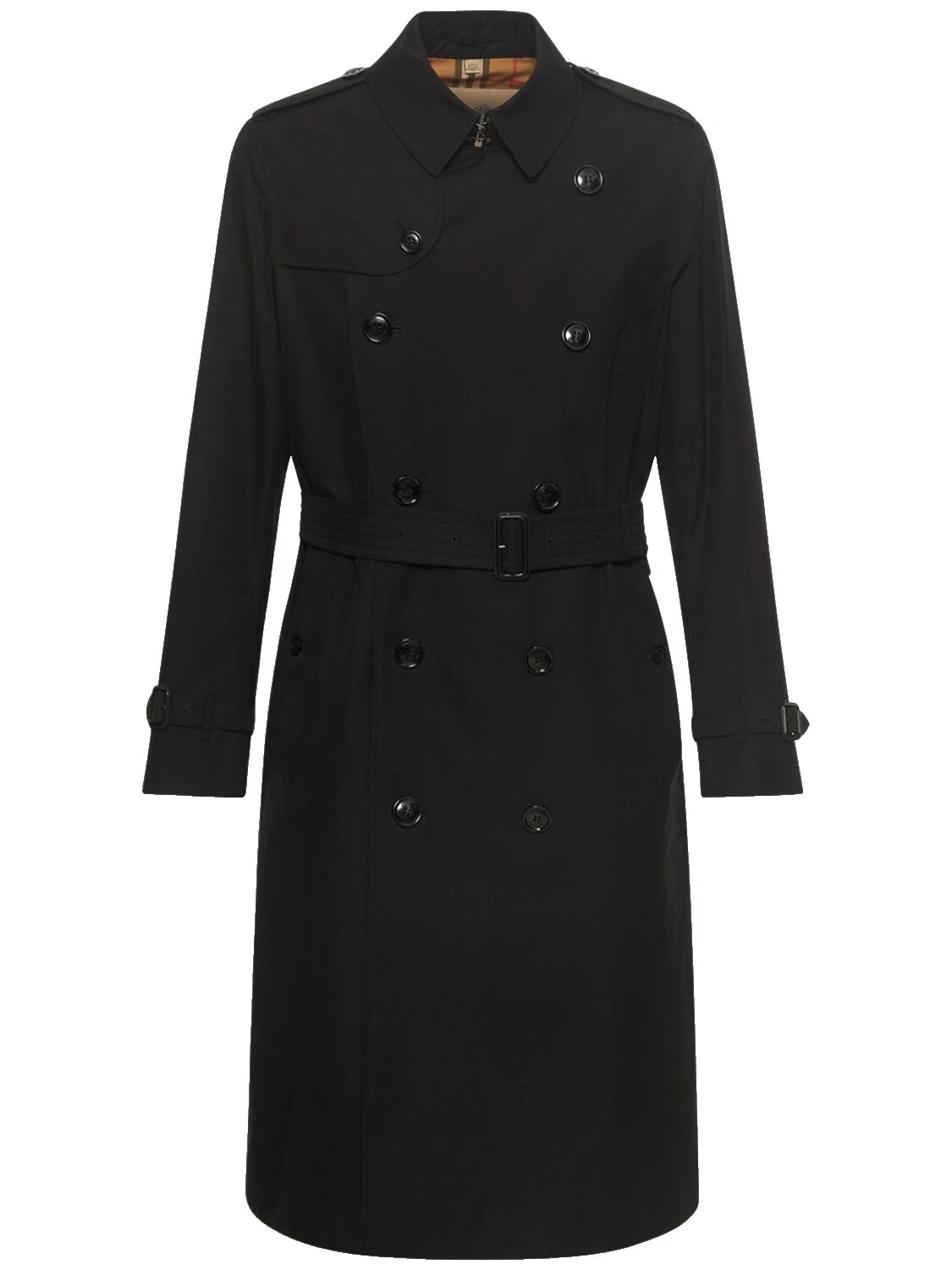 Burberry Black Trench Coats for Men
