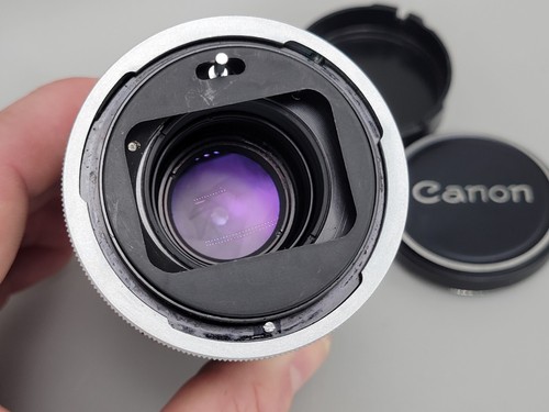 *MINT* Canon 135mm f3.5 FL manual focus telephoto lens PERFECT GLASS! USA - Picture 5 of 10