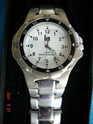 Montre Bracelet Vintage LIP Acier - Quartz, étanche 3 ATM, Avec Boîte D'origine