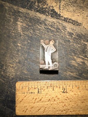 Print Block   Man With Suitcase   Copper Face
