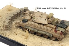 1/72 Crusader Tank Model Sub turret T44723 North African Zone Scene Platform